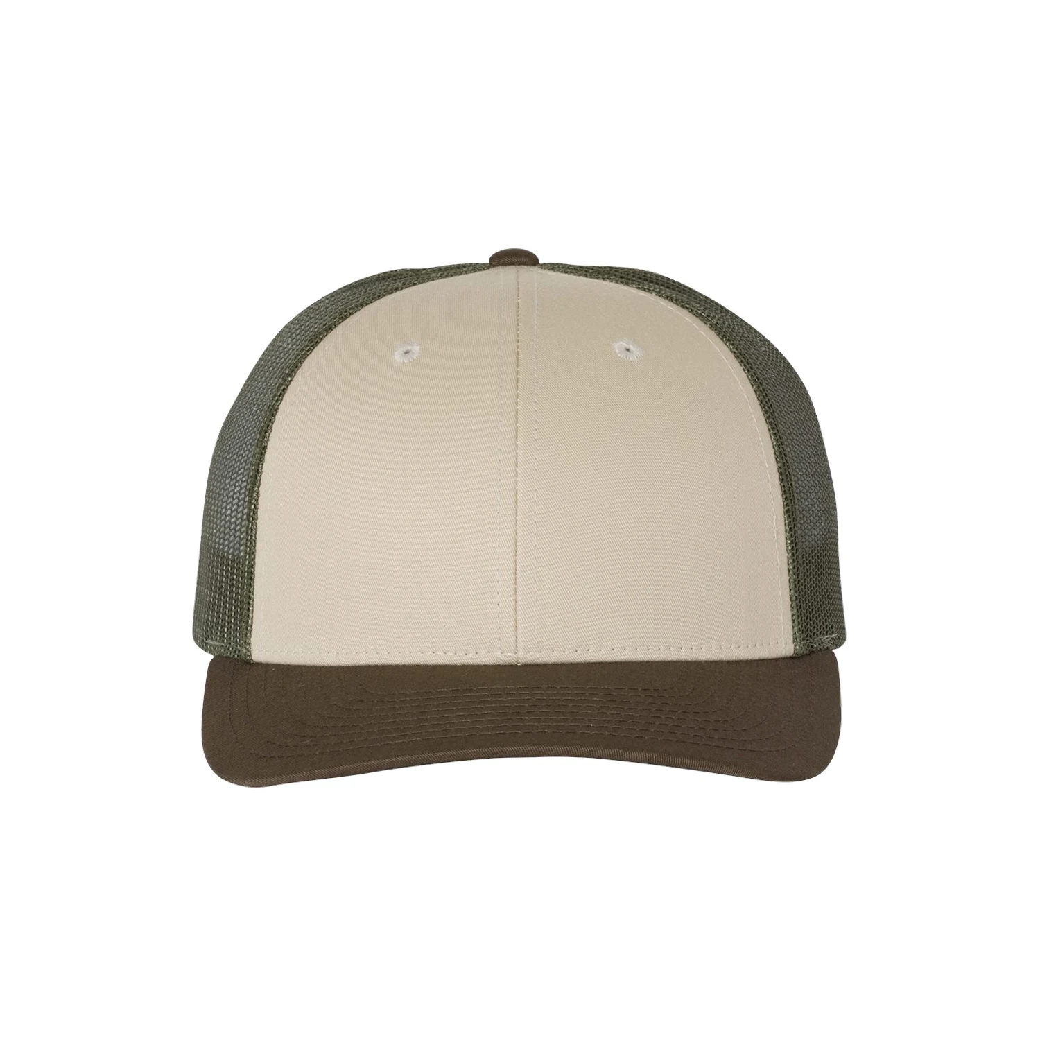Richardson Low Pro Trucker Cap 115 - Tan/ Loden/ Brown
