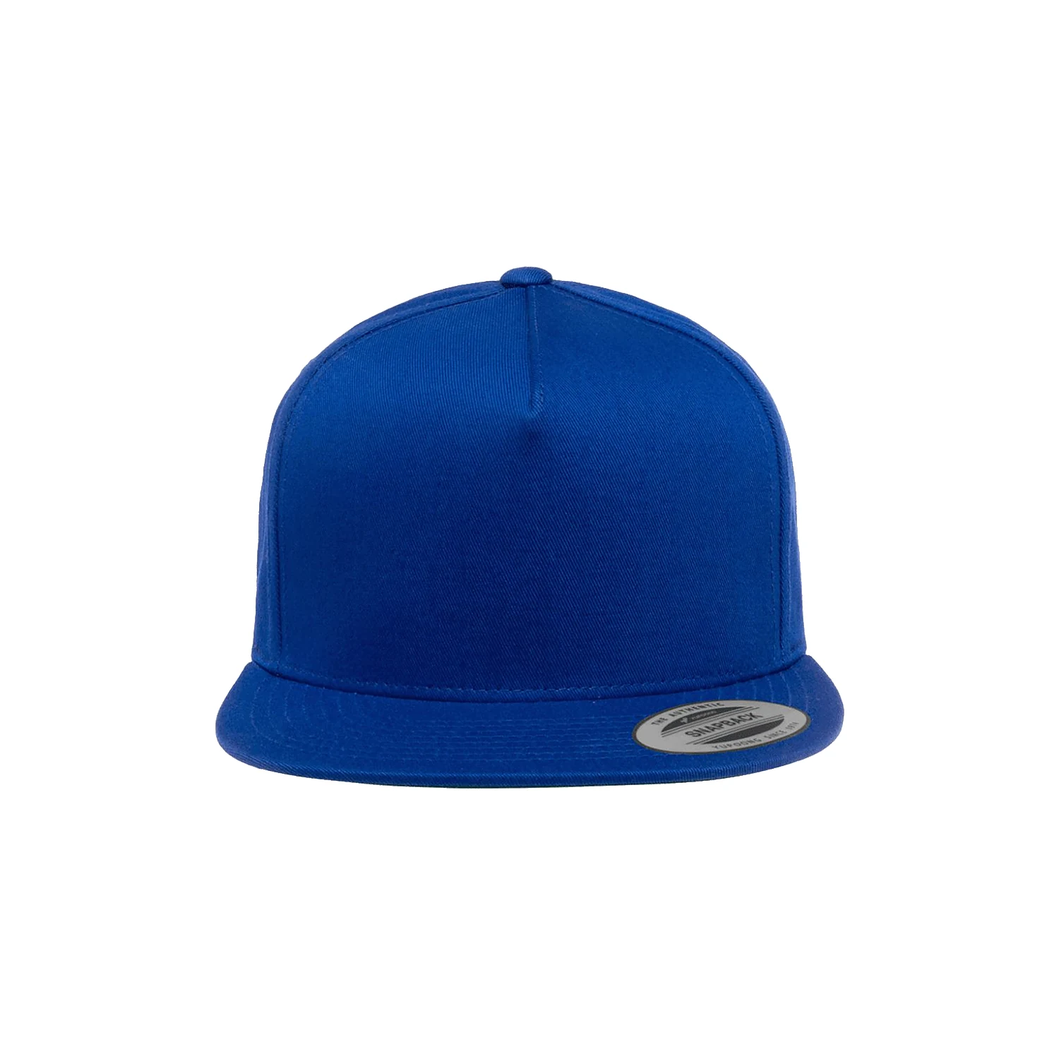 Five Panel Flat Bill Cap - Royal Blue