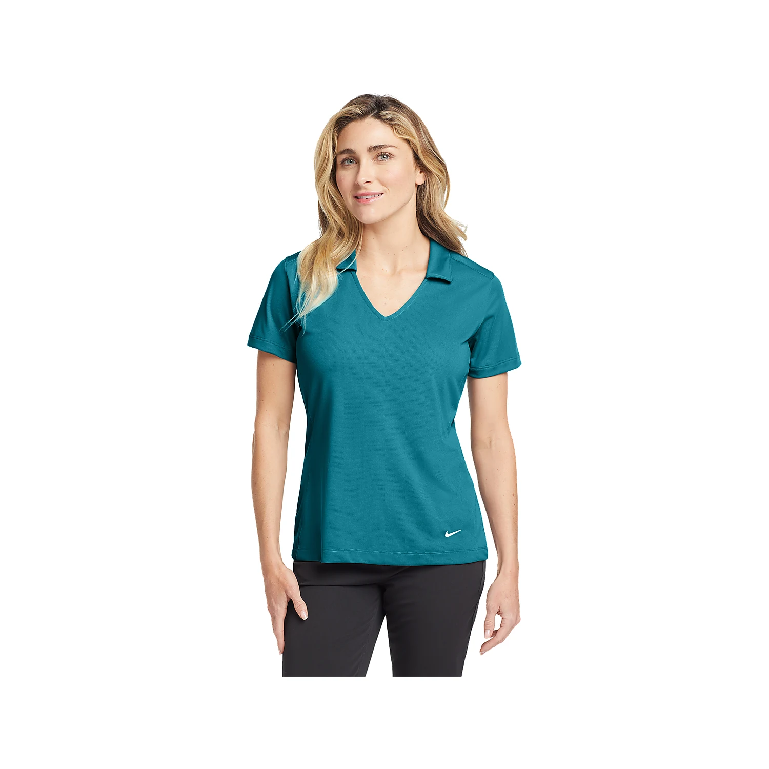 Nike Golf Ladies Dri-FIT Vertical Mesh Polo - Blustery