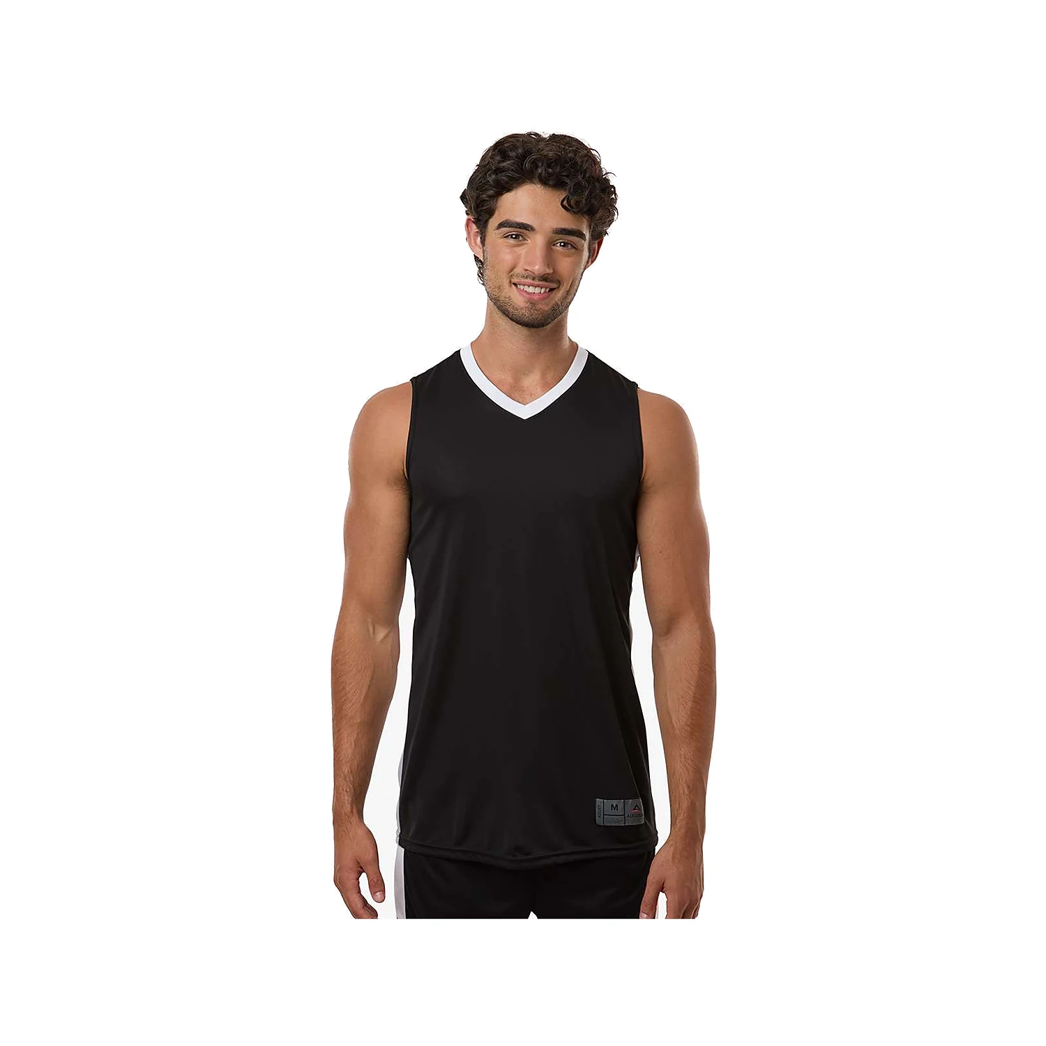 Men's Match-Up Basketball Jersey 6886 - Black/ White
