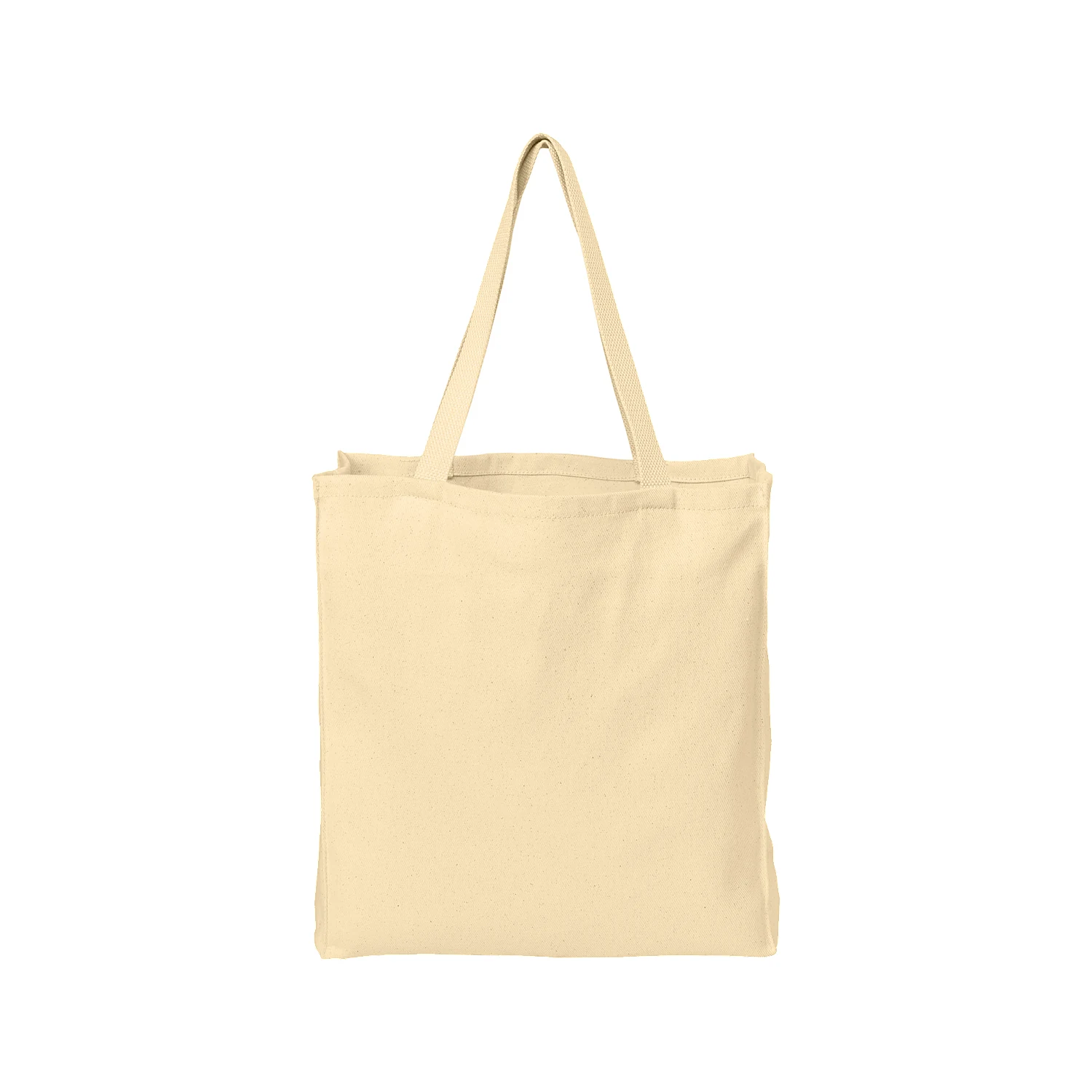 Port & Company Over-the-Shoulder Grocery Tote - Natural