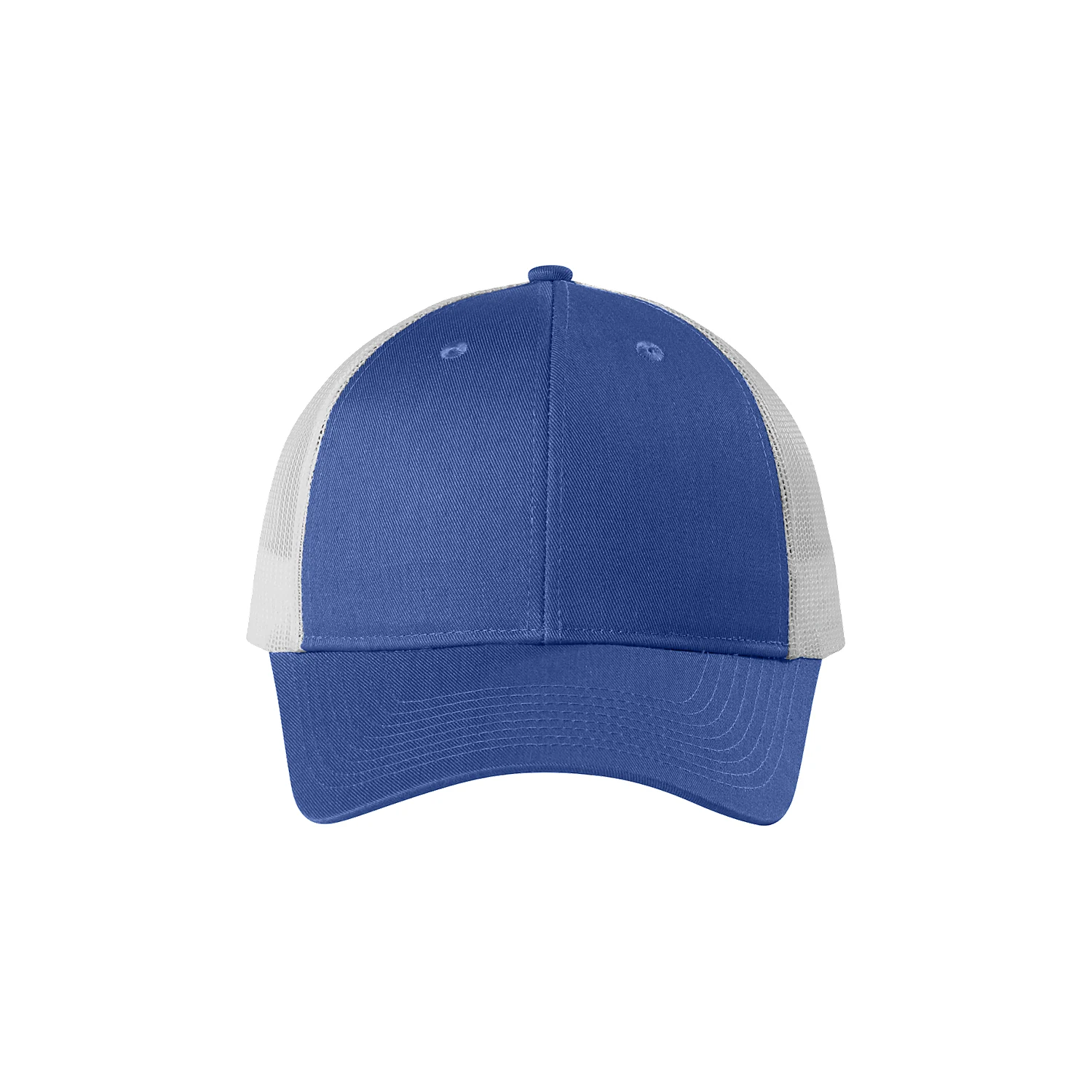 Port Authority Low-Profile Snapback Trucker Cap C402LP - T.B. Heather/ Silver