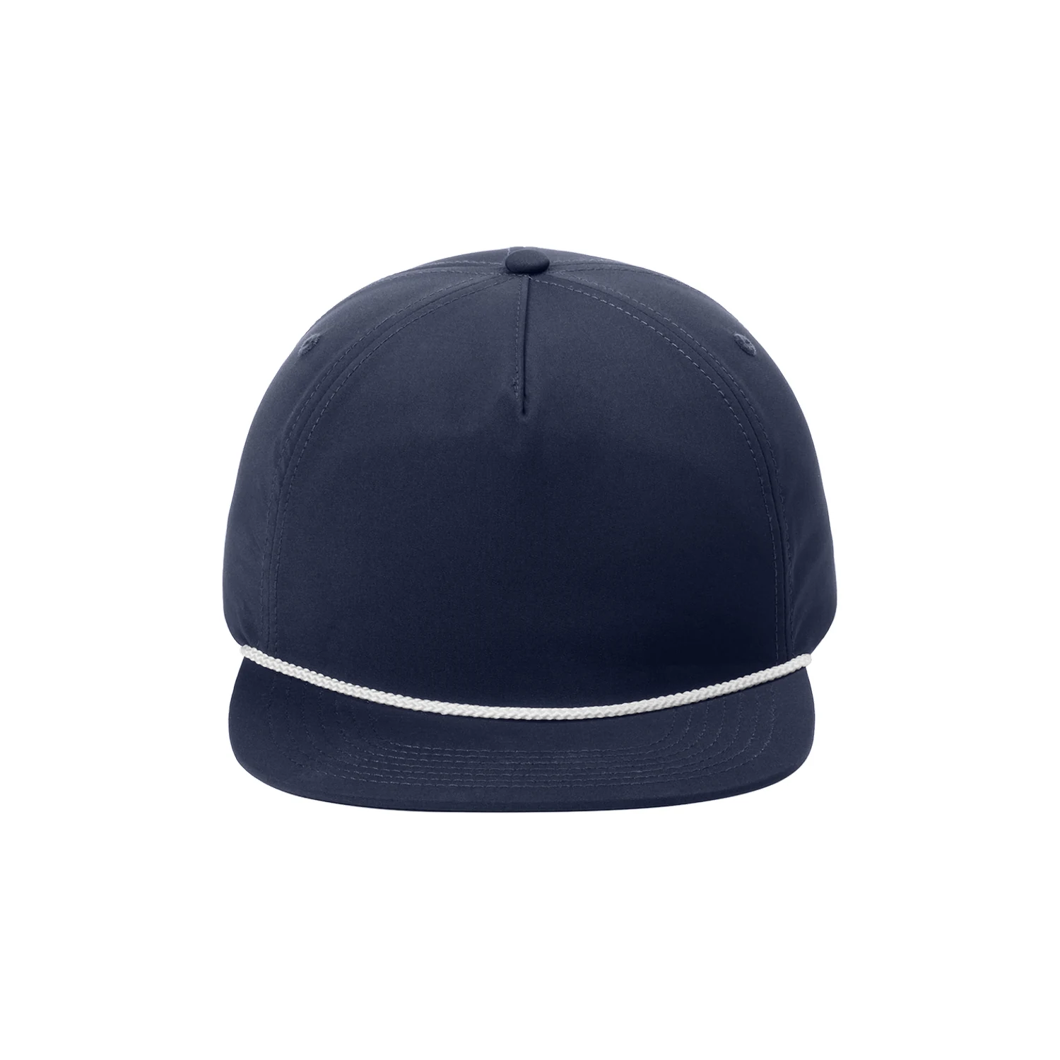 Port Authority 5-Panel Poly Rope Cap C981 - RvBlNv Wht
