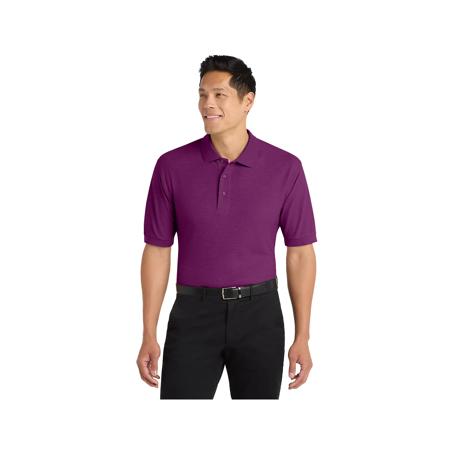 Port Authority Silk Touch Polo - Deep Berry