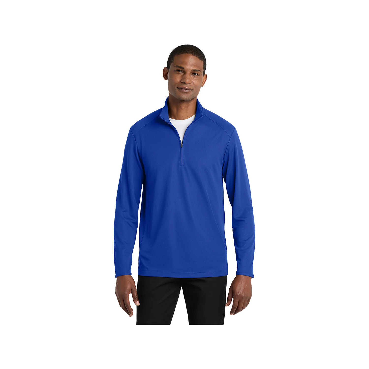Port Authority Pinpoint Mesh 1/2-Zip Pullover - True Royal