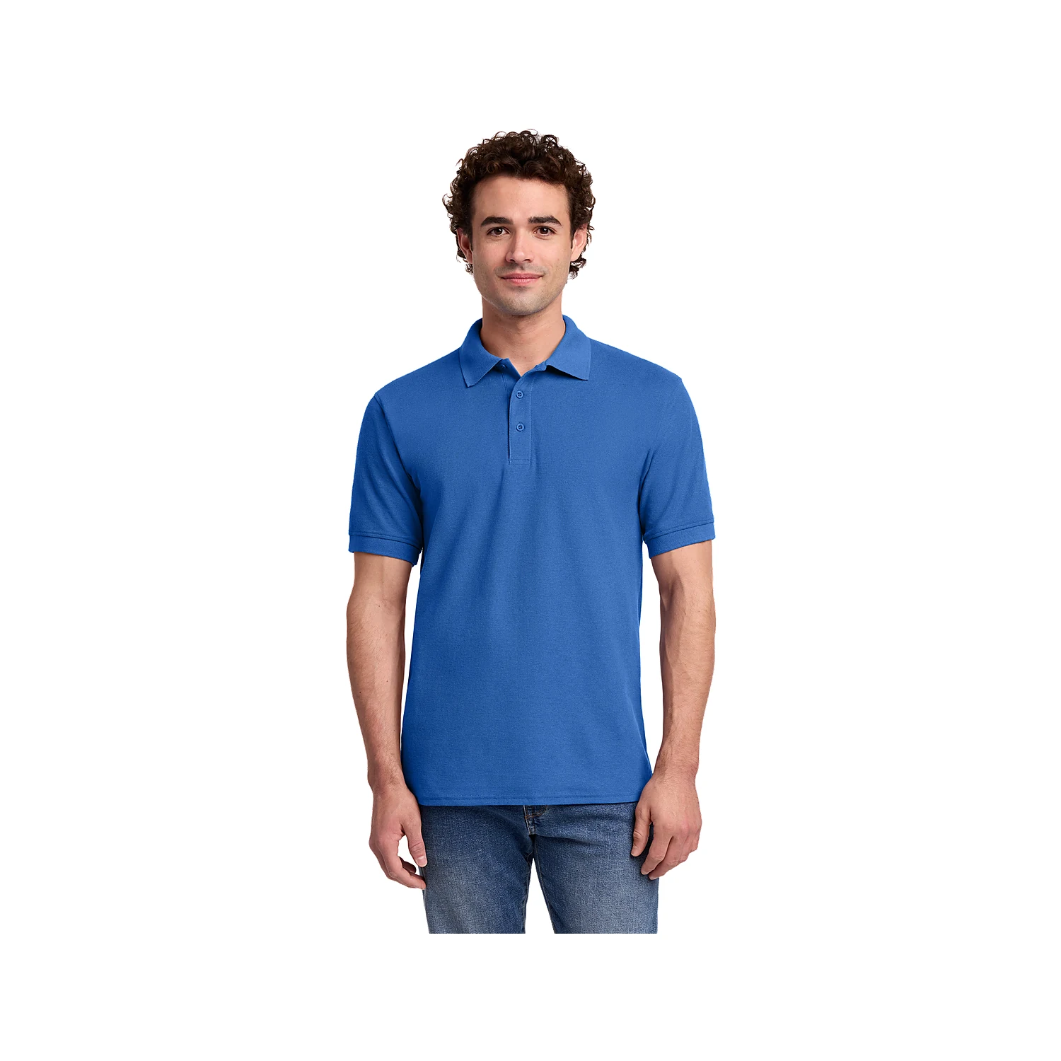 Port & Co Core Blend Pique Polo KP155 - Royal