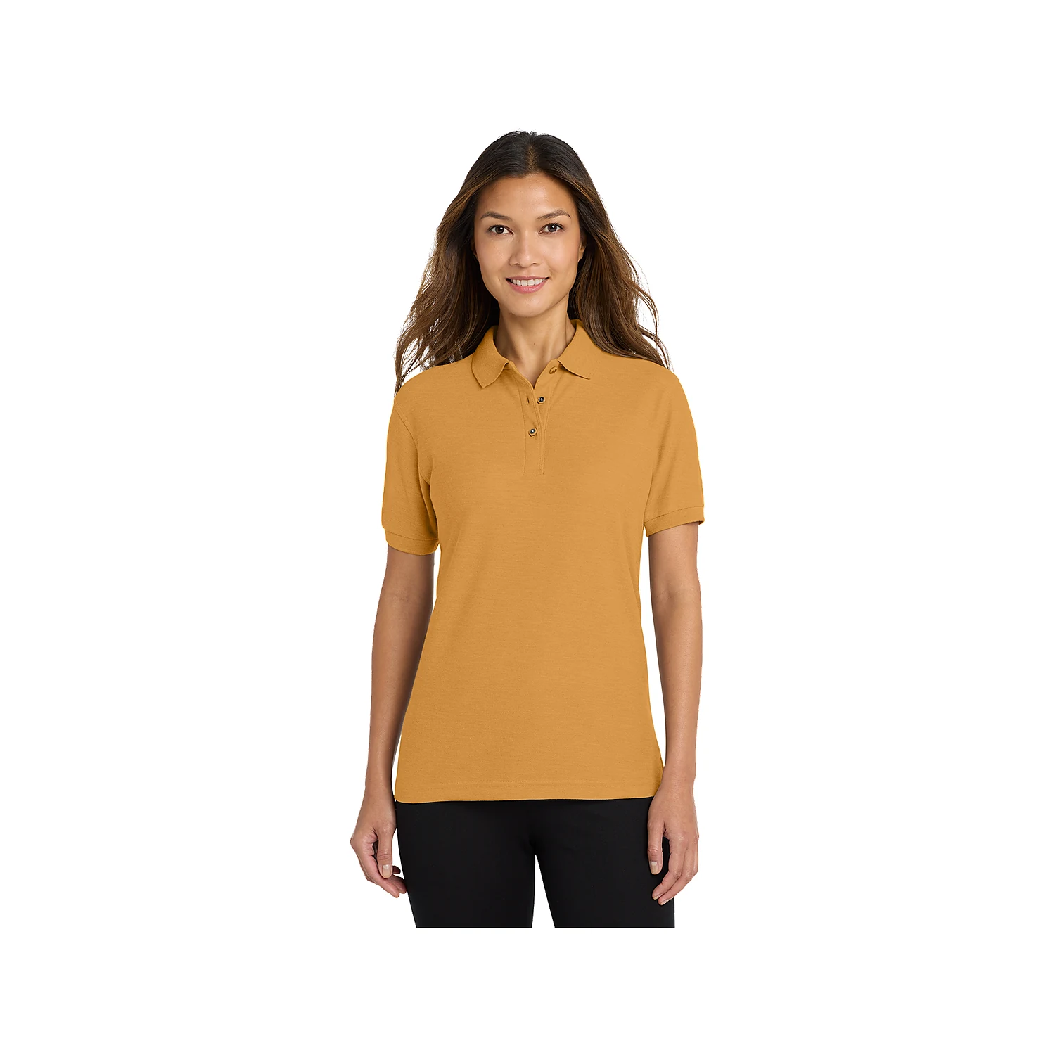 Port Authority Ladies Silk Touch Polo - Gold