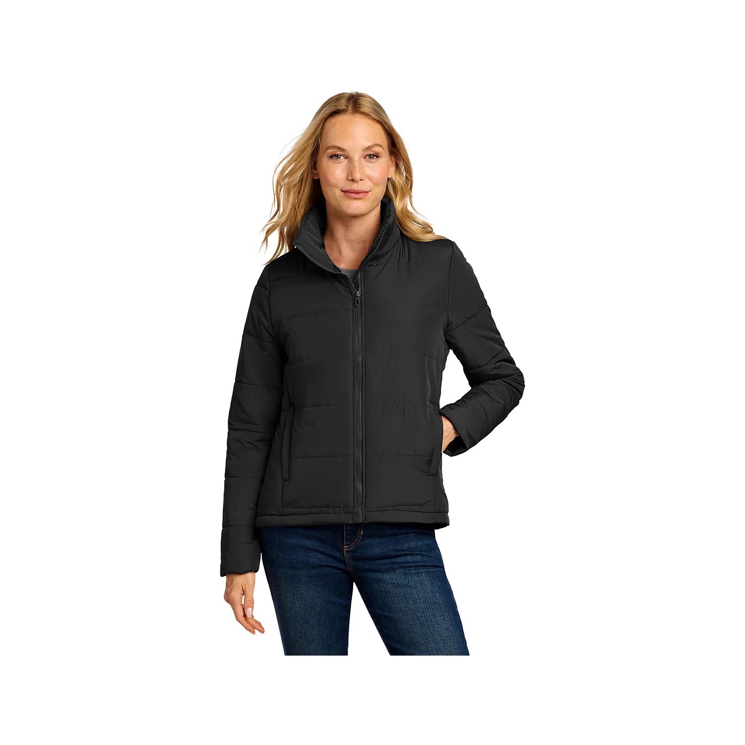 Port Authority Ladies Puffer Jacket L852 - DeepBlack