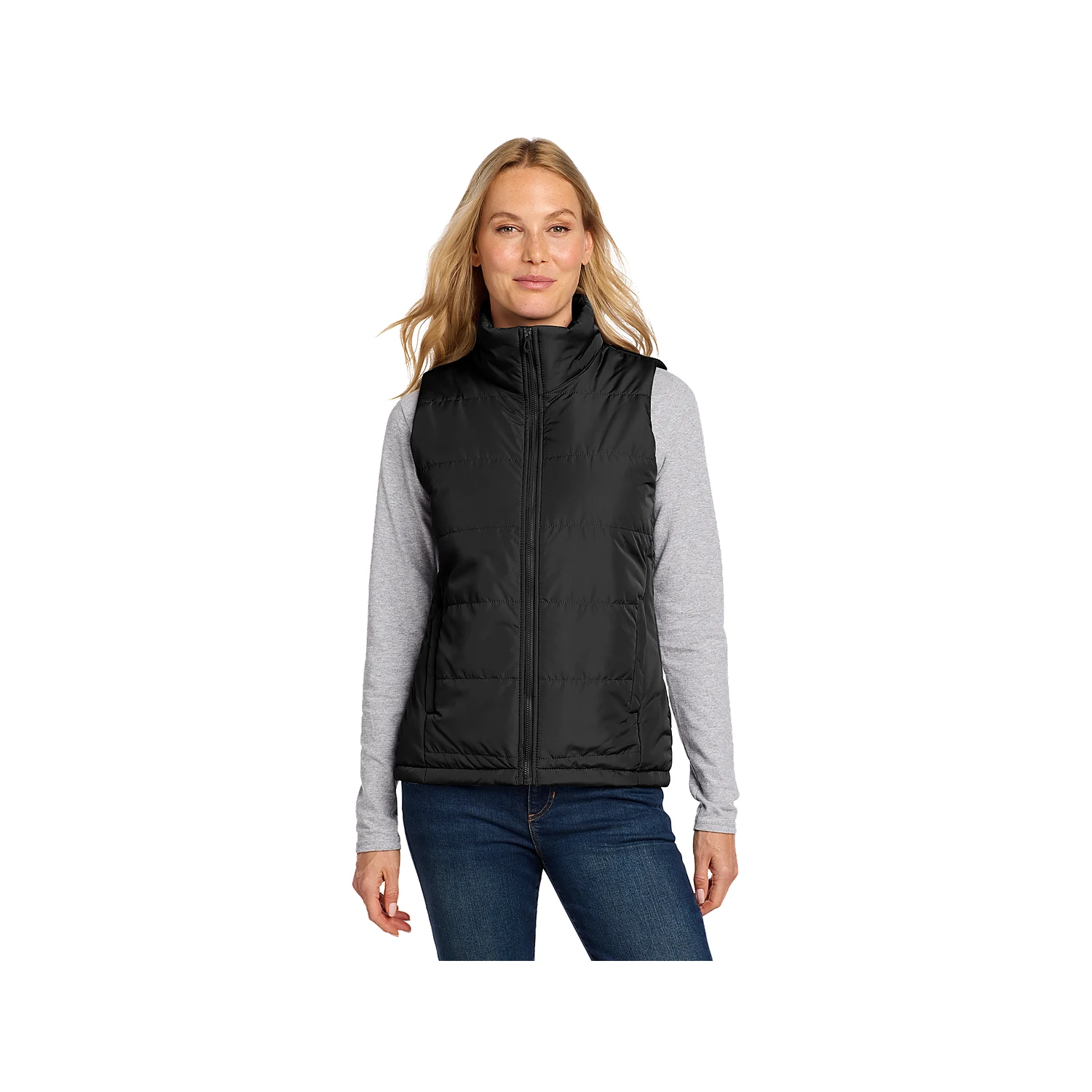Port Authority Ladies Puffer Vest L853 - DeepBlack