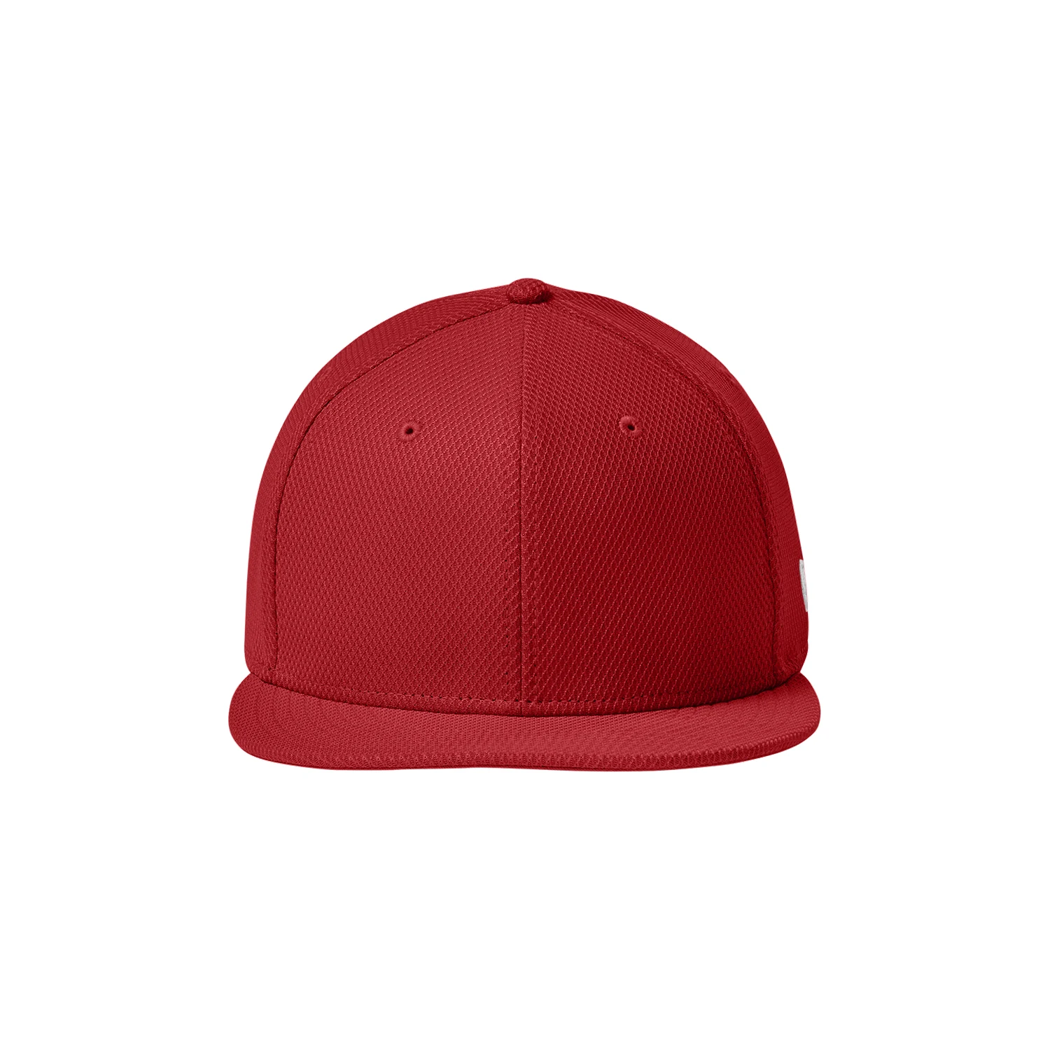 New Era Original Fit Diamond Era Flat Bill Snapback Cap - Scarlet