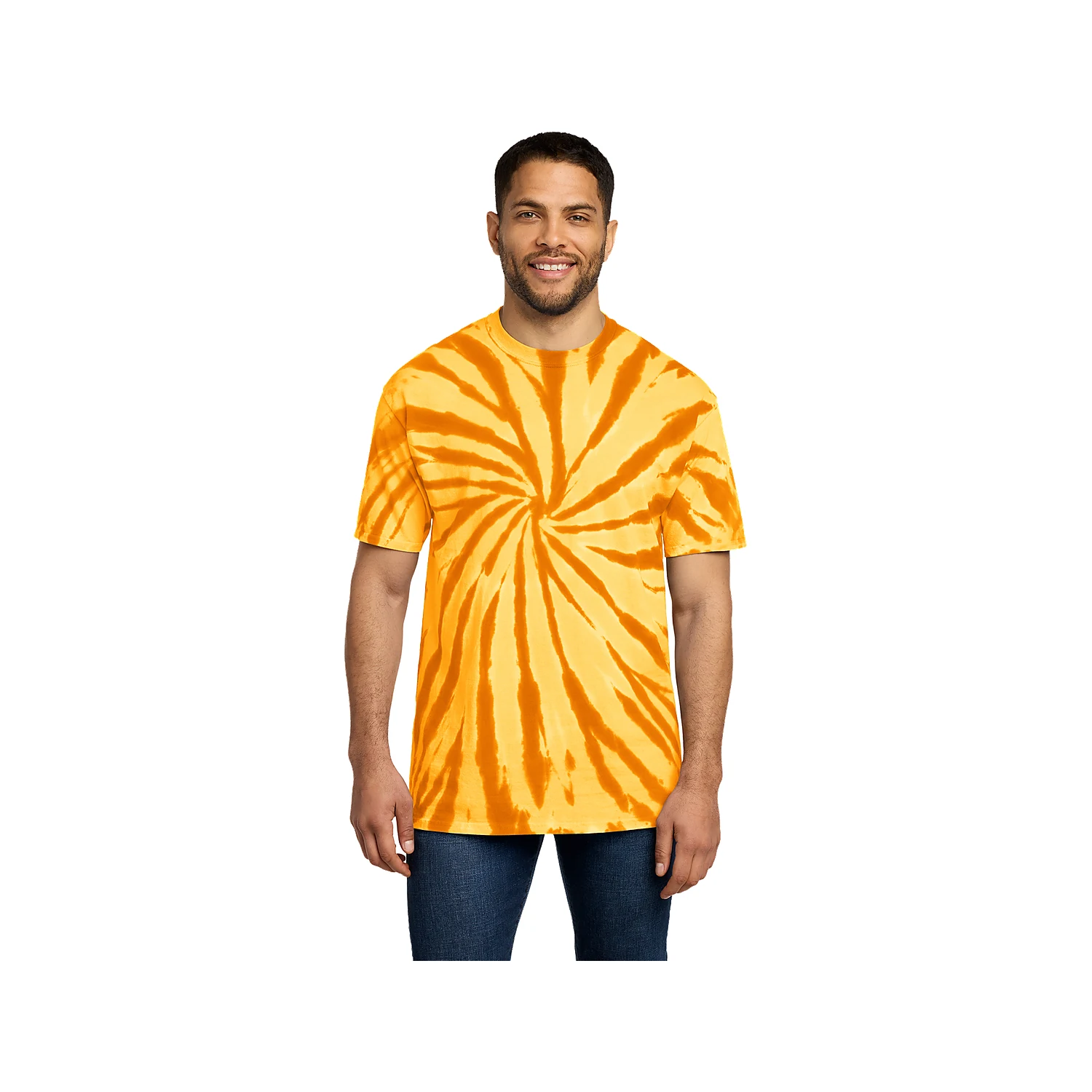 Port & Company Essential Tie-Dye Tee - Gold