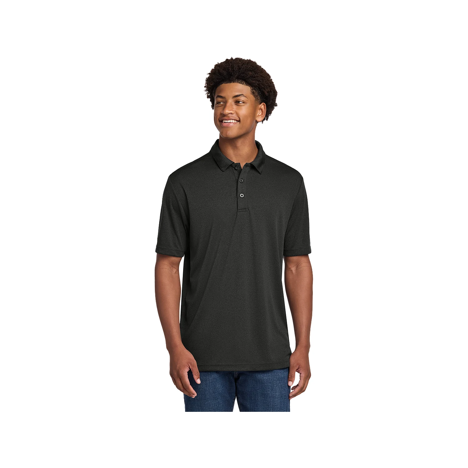 Sport-Tek Endeavor Polo - Black Heather