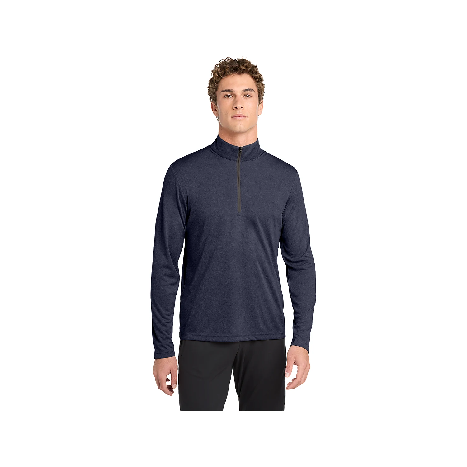 Sport-Tek Endeavor 1/4-Zip Pullover - Deep Navy Heather