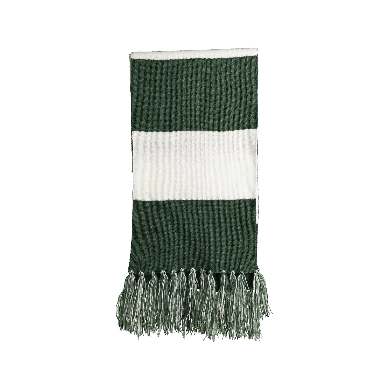 Sport-Tek Spectator Scarf - Forest Green White