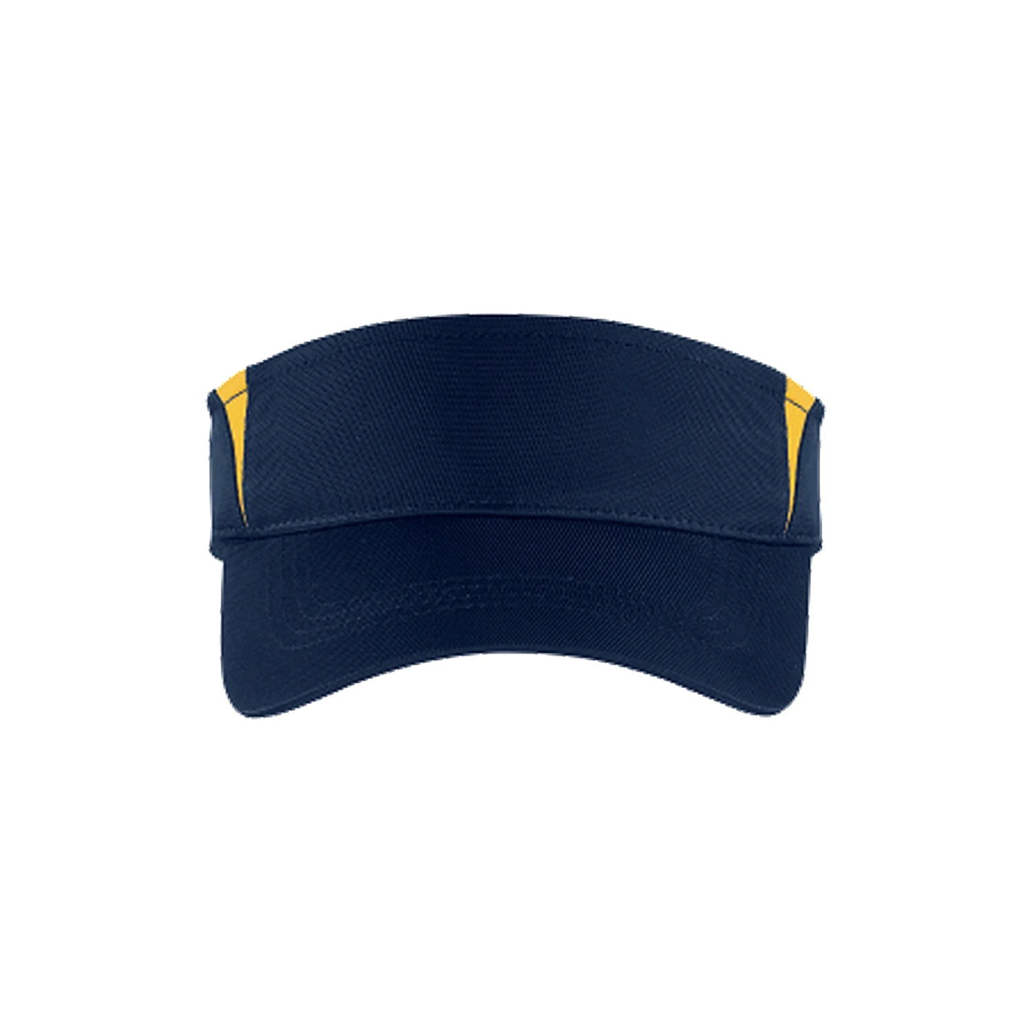 Sport Tek Dry Zone Colorblock Visor - True Navy Gold