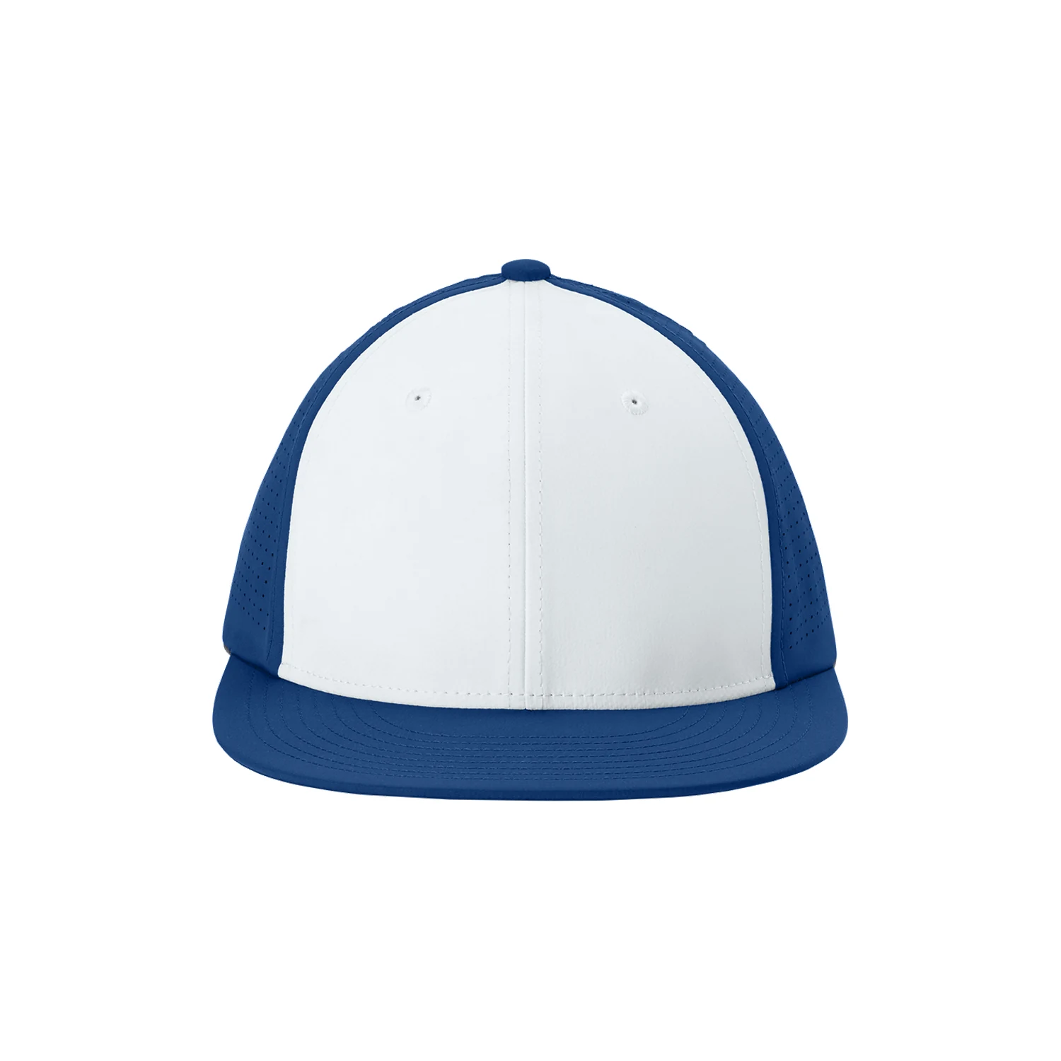 Sport-Tek Pro-Cut Stretch-Tek Cap STC64 - White/ True Royal/ True Royal