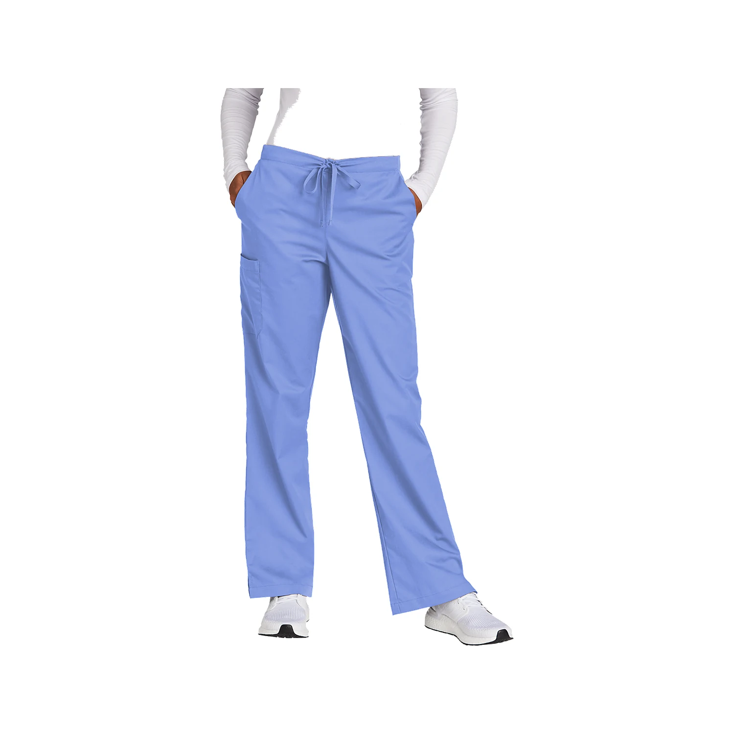 WonderWink Women's Tall WorkFlex Flare Leg Cargo Pant WW4750T - Ceil