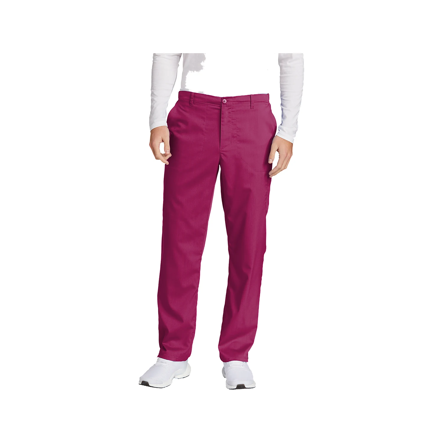 WonderWink Men's Premiere Flex Cargo Pant WW5058 - Wine